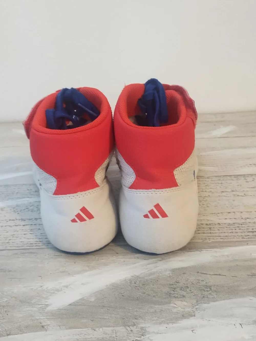 Adidas  Wrestling Shoes usa  Men’s 9.5 / UK size 9Red White Blue